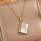 🔥🔥Mijn kleine ster boek ketting voor dochter, verjaardagscadeau afstudeersieraden van liefde