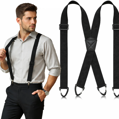 📢📢50% KORTING!! ⏰ Heren X-Back bretels met haakclips