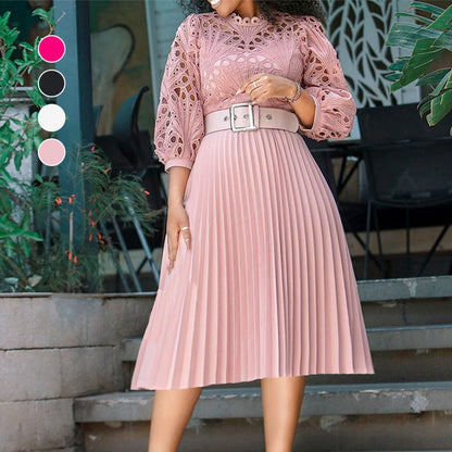 🔥2026 Hot Sale🔥Damesjurk van kant met holle plooien