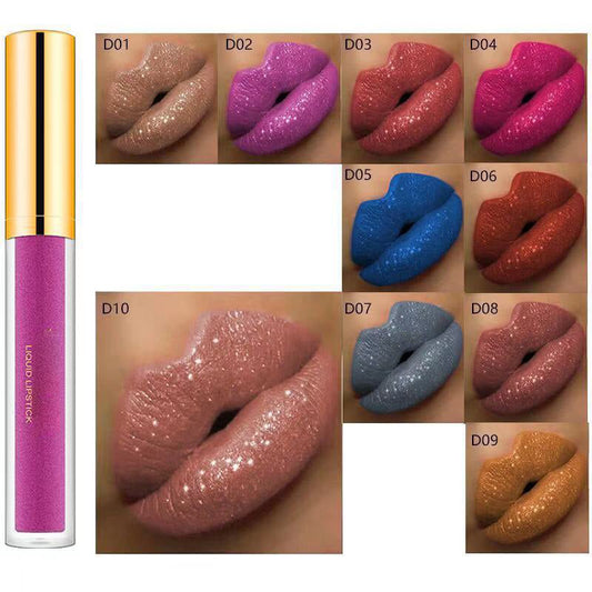 🔥Koop 1 krijg 1 gratis 🔥Hete verkoop-Metallic vloeibare diamant glitterlippenstift