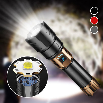 🔥2025 Nieuwe upgrade🔥LED-zaklamp met hoge helderheid en verlichting op grote afstand