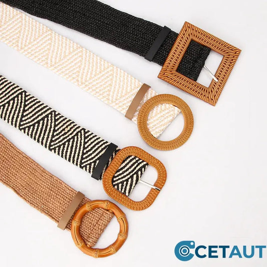 Modieuze, elegante, elastische riem voor dames