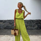 🎁Nieuw product 50% korting 💖Mouwloze jumpsuit met wijde pijpen voor dames