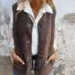 🔥🎅Christmas hot sale🎅🔥Dames herfst overhemd korte warme vest