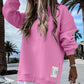2025 Hot Sale🌟 Lange Mouw Pullover met Rits Slit – Casual Sweatshirt Jurk voor Dames 👗✨