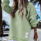 2025 Hot Sale🌟 Lange Mouw Pullover met Rits Slit – Casual Sweatshirt Jurk voor Dames 👗✨