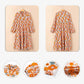 🌸Lentespecials - 50% korting💐 Dames Bohemian Midi-jurk met lange mouwen en V-hals