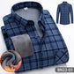 🎅Kerstcadeaus – 50% korting 🔥Herfst-Winter Heren Casual Fleece Verdikt Warm Shirt