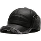 🧢🐂Nieuwe heren wintermuts met schapenvacht platte bovenkant oorwarmers
