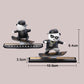 Grappig skateboardend beer auto ornament