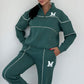 Warme uitverkoop🔥50% korting🔥Casual Sweatshirt 2-delige Set met Lijn