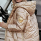 🔥Wintervoorverwarming vooraf - speciale aanbieding🔥Dames Winter Warme Gewatteerde Jas met Capuchon en Middellange Lengte
