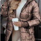 🔥Wintervoorverwarming vooraf - speciale aanbieding🔥Dames Winter Warme Gewatteerde Jas met Capuchon en Middellange Lengte