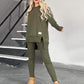 ✨Beperkte tijd aanbieding💖Hoge-lage zoom trui met split & nauwsluitende broek