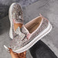 Beperkte tijd aanbieding🌟50% KORTING🔥 Dames Rhinestone Slip-On Strik Sneakers