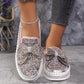 Beperkte tijd aanbieding🌟50% KORTING🔥 Dames Rhinestone Slip-On Strik Sneakers