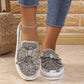 Beperkte tijd aanbieding🌟50% KORTING🔥 Dames Rhinestone Slip-On Strik Sneakers