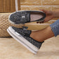 Beperkte tijd aanbieding🌟50% KORTING🔥 Dames Rhinestone Slip-On Strik Sneakers