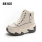 🔥 Vandaag Special - 49% korting🔥Casual PU leren platform schoenen voor dames