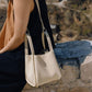 Grote capaciteit Premium Leather Basket Series Bucket Bag