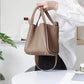 Grote capaciteit Premium Leather Basket Series Bucket Bag