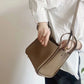 Grote capaciteit Premium Leather Basket Series Bucket Bag