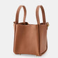 Grote capaciteit Premium Leather Basket Series Bucket Bag