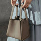 Grote capaciteit Premium Leather Basket Series Bucket Bag