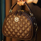 💥 Hete Deal 49% KORTING! 💥Dames Crossbodytas met handgreep en diamantpatroon