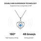 💗Sparkle zilveren ketting met kloppend hart voor dames