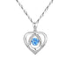 💗Sparkle zilveren ketting met kloppend hart voor dames