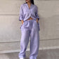 ✨️2025 Hot Sale 49% UIT🥰Casual tweedelige set van een effen katoenen en linnen broek