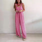 🔥2025 Hot Sale🔥Losse, casual gestreepte jumpsuit voor dames