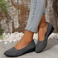 🎀2025 Nieuwe aankomst🔥Hot Sale 40% korting 👣 Elegant Lightweight Anti-Slip Low Heel Wedge Shoes - Comfort en ondersteuning van de voetboog 💕