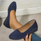 🎀2025 Nieuwe aankomst🔥Hot Sale 40% korting 👣 Elegant Lightweight Anti-Slip Low Heel Wedge Shoes - Comfort en ondersteuning van de voetboog 💕