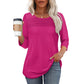 💕Laatste dag 50% KORTING👚Dames-Pleated Detail 3/4-Armel-Casual-Shirt