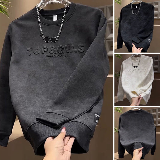 Heren Casual Crewneck Sweatshirt