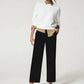 🔥2025 HOT SALE🔥Stretch Twill Cropped Broek met Wijde Pijpen