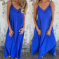 🎉Laatste dag voor kortingen van beperkte duur🎉Elegante Kant Maxi Jurk met V-hals en Spaghetti Bandjes voor Vrouwen