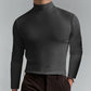 👕🔥 Camiseta Interior de Cuello Alto para Hombre – Suave, Elástica y Transpirable para Máxima Comodidad Todo el Día 💪✨