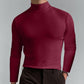 👕🔥 Camiseta Interior de Cuello Alto para Hombre – Suave, Elástica y Transpirable para Máxima Comodidad Todo el Día 💪✨