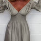 💕Lente Nieuw💕Dames Flowy Ruffle High Waist Jurk