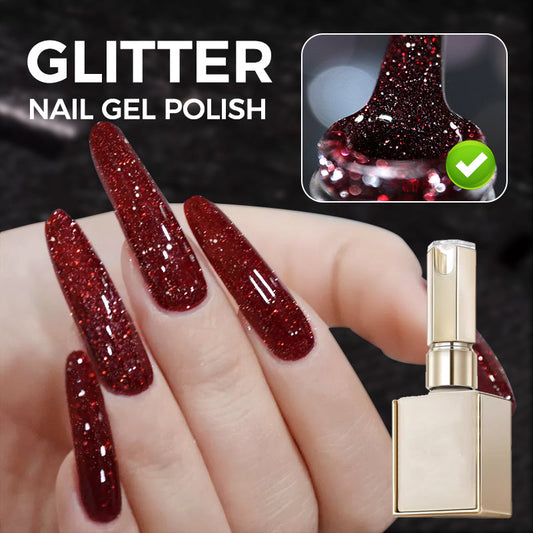 🔥Beperkte tijd korting - koop 1 en ontvang 1 gratis🔥High-Density Glitter Nail Gel Polish