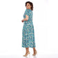 🌞 Zomerdeal van het seizoen--49% KORTING!🌸Zomerjurk van chiffon met patroon