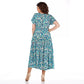 🌞 Zomerdeal van het seizoen--49% KORTING!🌸Zomerjurk van chiffon met patroon