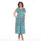 🌞 Zomerdeal van het seizoen--49% KORTING!🌸Zomerjurk van chiffon met patroon
