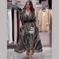 🌸Speciale prijs--49% korting🌸Dames elegante vintage jurk met zakken