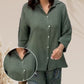🔥 Nieuwe collectie 2025 – Profiteer nu van 49% korting! 😍Damesmode Losse Cardigan Shirt & Hoge Taille Broek Tweedelige Set