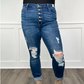 💥Uitzonderlijke aanbiedingen -49% korting👖Dames High Waisted Cutout Denim Jeans
