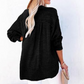 2025 Nieuw Casual blouse met lange mouwen en gaasknoopsluiting voor dames